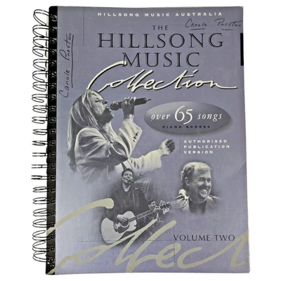 Hillsong Music Collection Vol 2 Songbook 1999 Spiral Piano Sheet Scores Vintage - Image 1 of 4