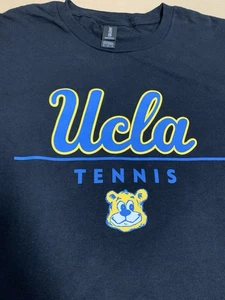 UCLA Bruins Script Logo Tennis Team Issued schwarzes T-Shirt - Medium - Bild 1 von 14