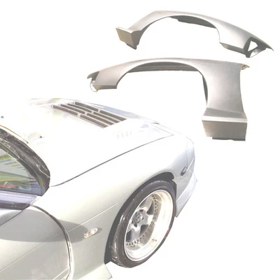 VSaero FRP BSPO Blister Wide Body 50mm Fenders (front) 2/3dr for 240SX Nissan 8 Foto 1 de 4