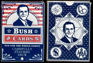 Bush Cards - "Stacked" Deck & Second Term "Slanted" Deck - 2 Decks - New - Picture 1 of 3