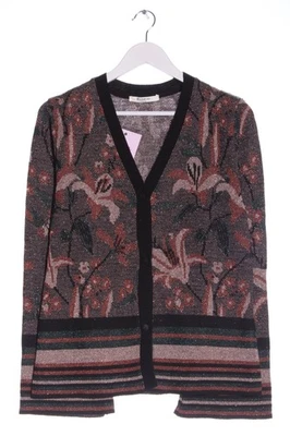 LINEA 22 Cárdigan Mujeres Chaqueta Talla EU 38 negro-marrón-crema look casual - Imagen 1 de 4