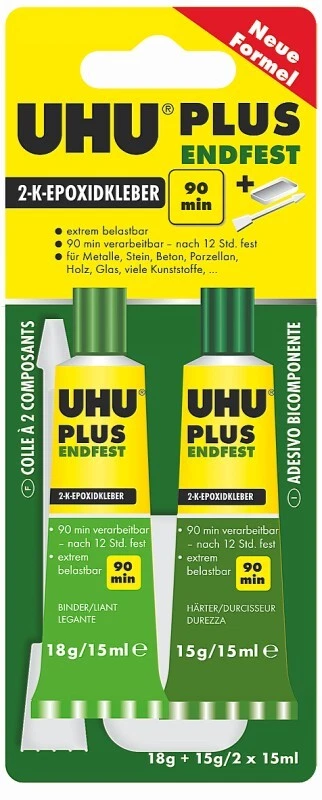 (45,15 EUR/100 g) UHU - UHU plus endfest 33g - Bild 1 von 1