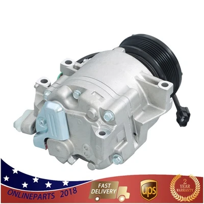 Compresor de aire acondicionado con embrague para Honda Civic 1,8 L 2006-2007 2008 2009 2010 2011 Foto 1 de 4