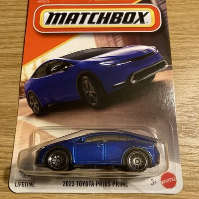 MATCHBOX 2026 #41 BLUE 2023 TOYOTA PRIUS PRIME - Image 1 of 4