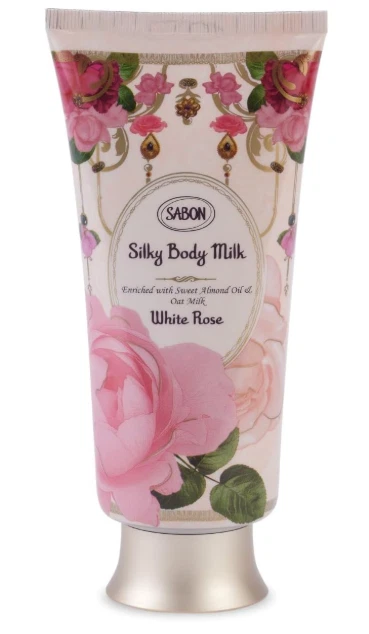 SABON Leche Corporal Sedosa ROSA BLANCA 200 ml Loción Crema Aceite de Almendras Leche de Avena Orgánica Foto 1 de 1