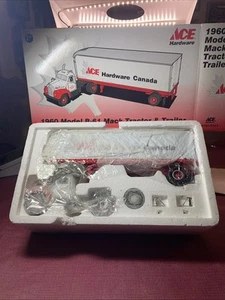 1st Gear Ace Hardware 1960 Model B-61 Mack Tractor & Trailer New In Box - Picture 1 of 10