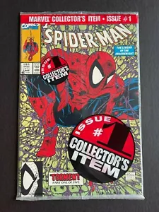 Spider-Man #1 - Polybagged Edition (Marvel, 1990) NM/MINT/Sealed - Picture 1 of 2