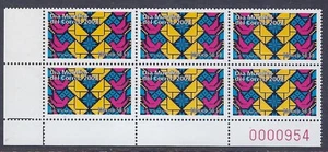 WORLD POST DAY, PB6 -FLUORESCENT paper SC#2295 CV$14+ (flo126a) - Picture 1 of 1
