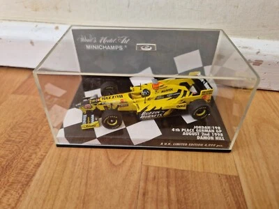 MINICHAMPS 1/43 Jordan 198 Damon Collina Tedesco Gp 1998 Pressofuso F1 Auto - Immagine 1 di 4