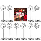  12 Pcs Photo Holder Table Number Holders Clip Stand Place Card Sign Modeling