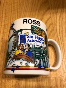 "ROSS" Six Flags Astroworld Houston Texas Amusement Park Mug Personalized - Picture 1 of 5