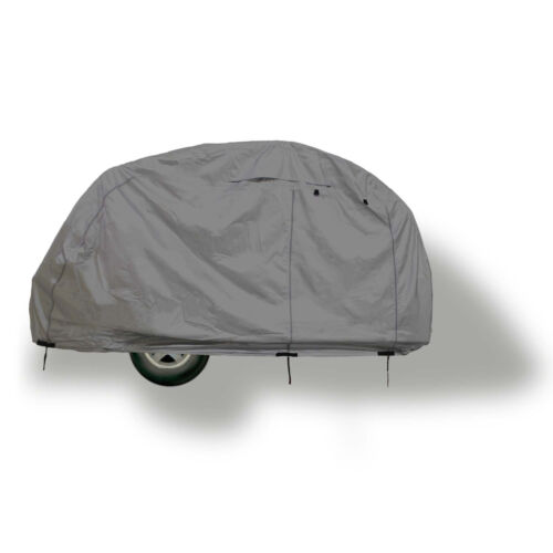 Deluxe NuCamp TAB 400 Teardrop Travel Trailer Campe Cover w/ zipper door access