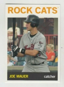 Joe Mauer 2021 TOPPS PRO DEBUT MiLB LEGENDS INSERT CARD #MiLB-11 ROCK CATS - Picture 1 of 1