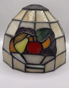 Vintage Tiffany Style Fruit Bowl Lamp Shade - Picture 1 of 9