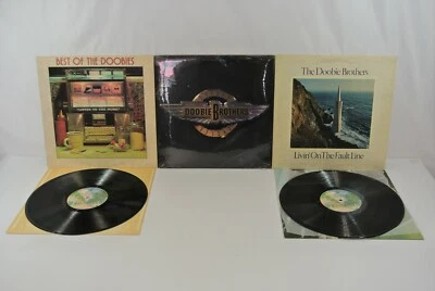 Doobie Brothers Record Lot of 3 Best Of Cycles Livin' on the Fault Line NM & New - Image 1 of 4