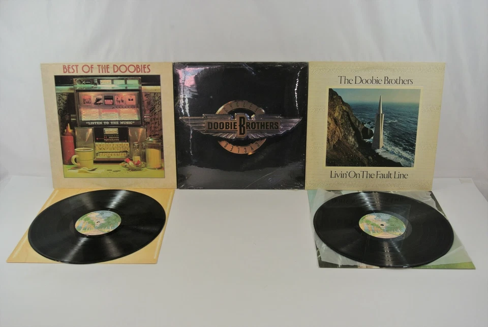 Doobie Brothers Record Lot of 3 Best Of Cycles Livin' on the Fault Line NM & New - Image 1 of 4