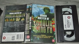 Grand Master Of Shaolin Kung fu VHS Video Box Cert Kung Fu Martial Arts - Picture 1 of 1
