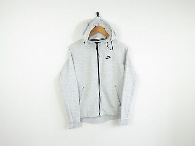 Nike Tech Fleece Hoodie Womens Full Zip Sweatshirt Jumper Light Grey Size Medium • 42.14€