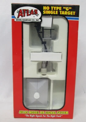 Atlas HO Scale #235 Type G Single Target Signal Light & Trackside Shed NOS - Image 1 of 3