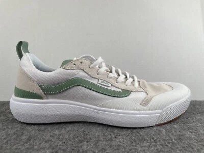 Vans UltraRange EXO Green Marshmallow White Suede Shoes Men's Sizes 8-12 NEW - Image 1 of 4