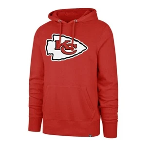 47 Brand Kansas City Chiefs NFL Imprint Headline Hoodie! '47 Mahomes Red Sweater - Picture 1 of 2