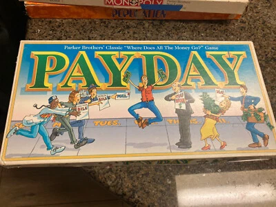 Vintage 1994 PAYDAY Board Game Parker Brothers Rate Original Complete - Image 1 of 4