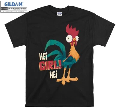 Funny Hei Hei Chicken Hei Girl Hei Portrait Hoodie Tshirt Men Women Unisex AC346 - Image 1 of 4