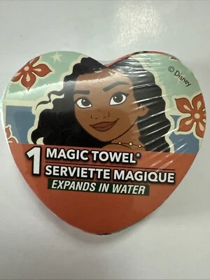 Toalla mágica Peachtree Plaything Disney Princesa Moana 11 pulgadas X 11 pulgadas Foto 1 de 2