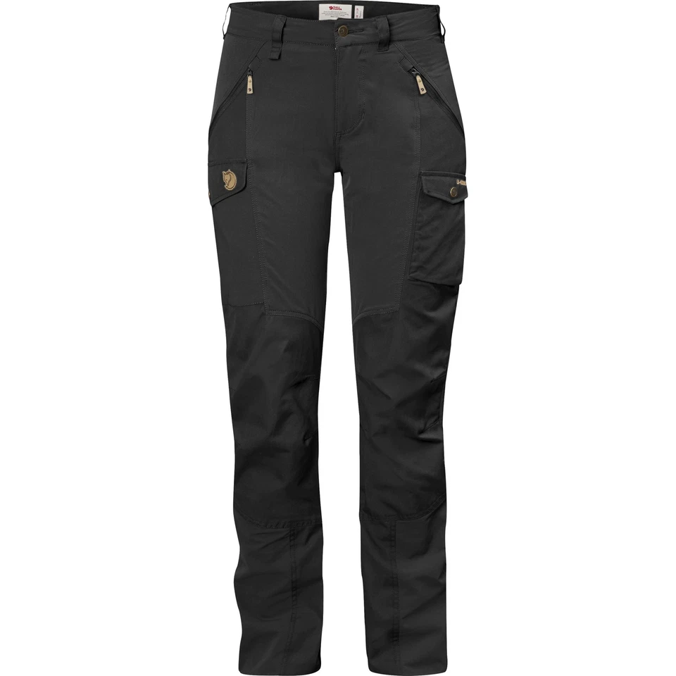 Fjallraven Women's Nikka Curved Active Trousers Black US 12 EU 42