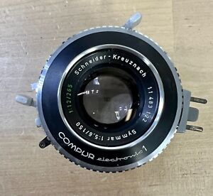 Schneider 150mm f5.6 Symmar Lens in Compur 1 Electronic Shutter