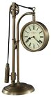 635-210 HOWARD MILLER NEW METAL MANTEL CLOCK -"PULLEY TIME ACCENT" 635210