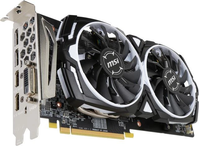 MSI Radeon RX 580 ARMOR 8G OC Graphics Card - Image 1 of 1