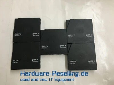 5x Sony LTX100G Ultrium LTO 1 100GB/200GB Datenkassette mit Barcode - Bild 1 von 2