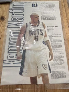 NJ Nets Kenyon Martin laminierte Zeitungsartikel - Bild 1 von 2