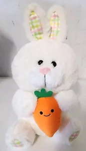 Plush White Bunny Rabbit(With Carrot) - Picture 1 of 6