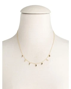 Kendra Scott Jaimee 14k Gold over Brass Delicate Dangle Charm Strand Necklace - Picture 1 of 11