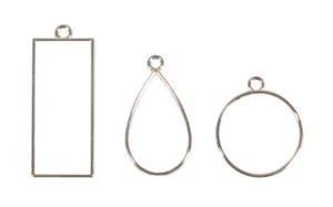 Portagioie in metallo "mix di forme", set di 3 pezzi - Foto 1 di 5