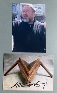 AI WEIWEI In-person signed signed Kunstpostkarte 10x15 Autogramm + Foto - Picture 1 of 1