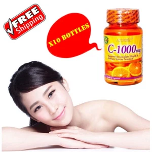 Vitamin C 1000mg ACORBIC Mineral Antioxidant Immune Skin Health 10 Bottles - Picture 1 of 20
