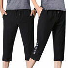 Men's CroppedTrousers Jogging Sports Capri Short Pants Bottoms Summer Plus SizeЙ