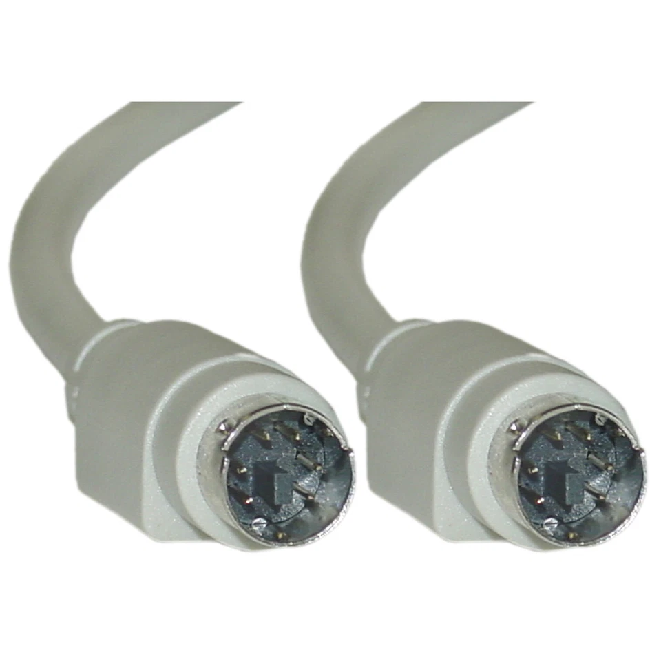 25FT PS/2 Cable, Keyboard / Mouse, PS/2 Male to PS/2 Male 10M2-01125 - Image 1 of 1