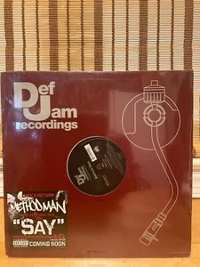 Method Man "Say" Vinyl LP Def Jam Recordings 33 1/3 RPM Stereo SEALED/NEW - Picture 1 of 2
