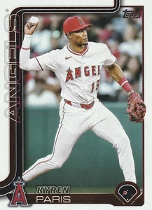 2025 Topps Update Series #US15 Kyren Paris Los Angeles Angels - Picture 1 of 2
