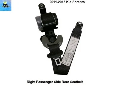 898201U510VA 11 12 13 Kia Sorento cinturón de seguridad trasero derecho retractor OEM Foto 1 de 4