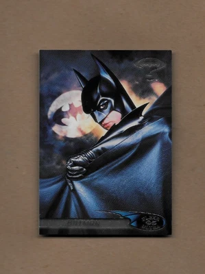 Tarjeta Fleer Ultra Batman Forever Batman 1995 #1 Val Kilmer EX/MT Foto 1 de 4