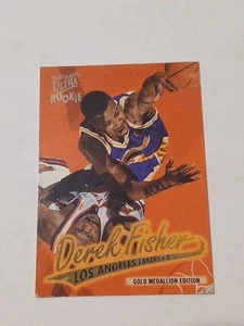 1996-97 Fleer Ultra Gold Medallion #G-202 Derek Fisher RC Rookie - Picture 1 of 2