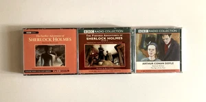 Further Adventures Sherlock Holmes Vol 1 & 2 + Sign Four BBC Audio CD Lot NM/NM - Picture 1 of 4