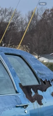 Cadillac 1972-1975 cupé DeVille asiento trasero izquierdo vidrio (sin molduras incluidas) Foto 1 de 2