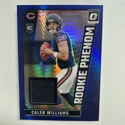 2024 Optic Caleb Williams Rc Rookie Jersey Refractor - Image 1 of 2