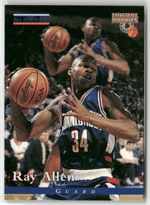 1996 SCORE BOARD ROOKIES #84 RAY ALLEN CONNECTICUT HUSKIES - Image 1 of 2